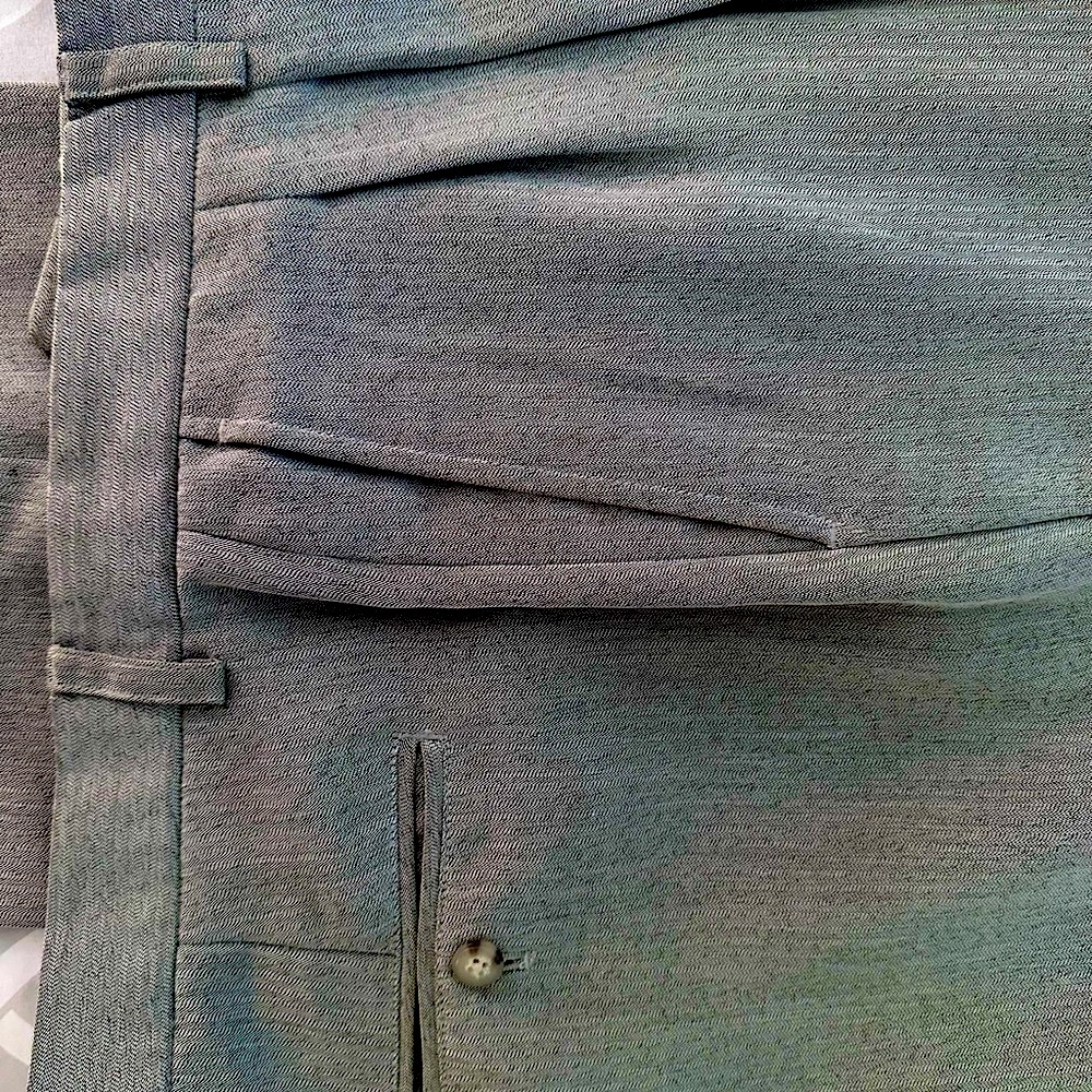 Claiborne Gray Wool Dress Pants with Textured Fabric Sz 40